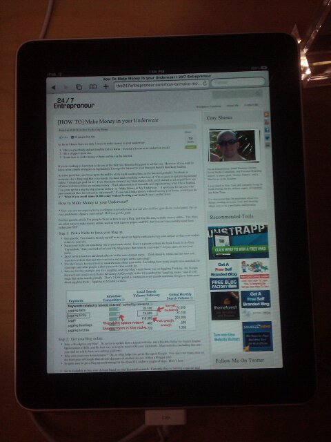 24/7 entrepreneur ipad blog